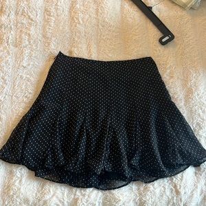 Polka-dot skort